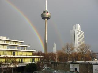 neulich, auch hinterm haus