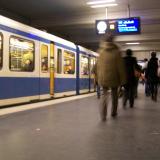 u-bahn in der frh