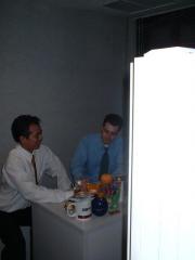 Michael and Peter - Busy at work