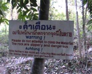 warning